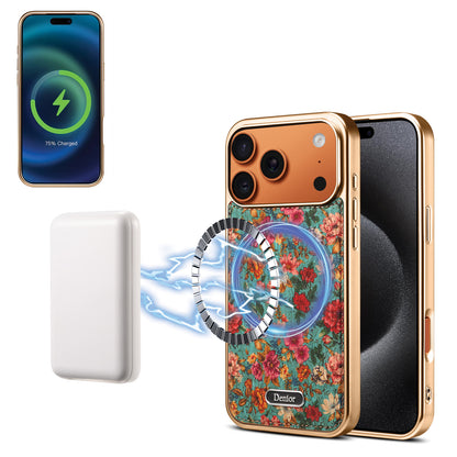 Butterfly Printed Magnetic Electroplated Phone Case