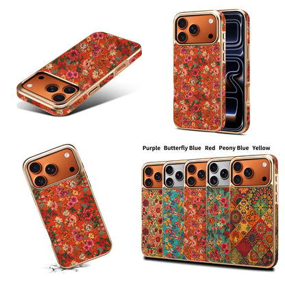 Floral Butterfly Electroplated Phone Case