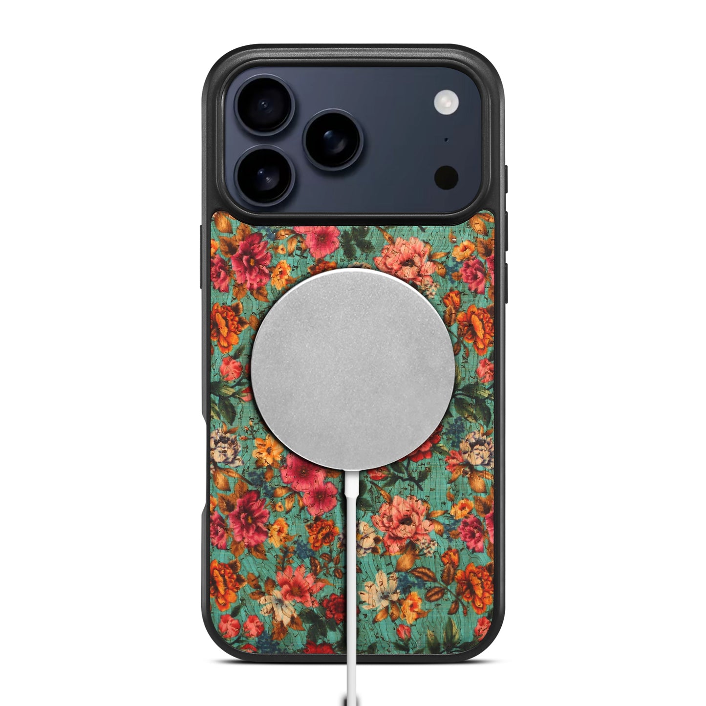 Cork Floral Magnetic Phone Case