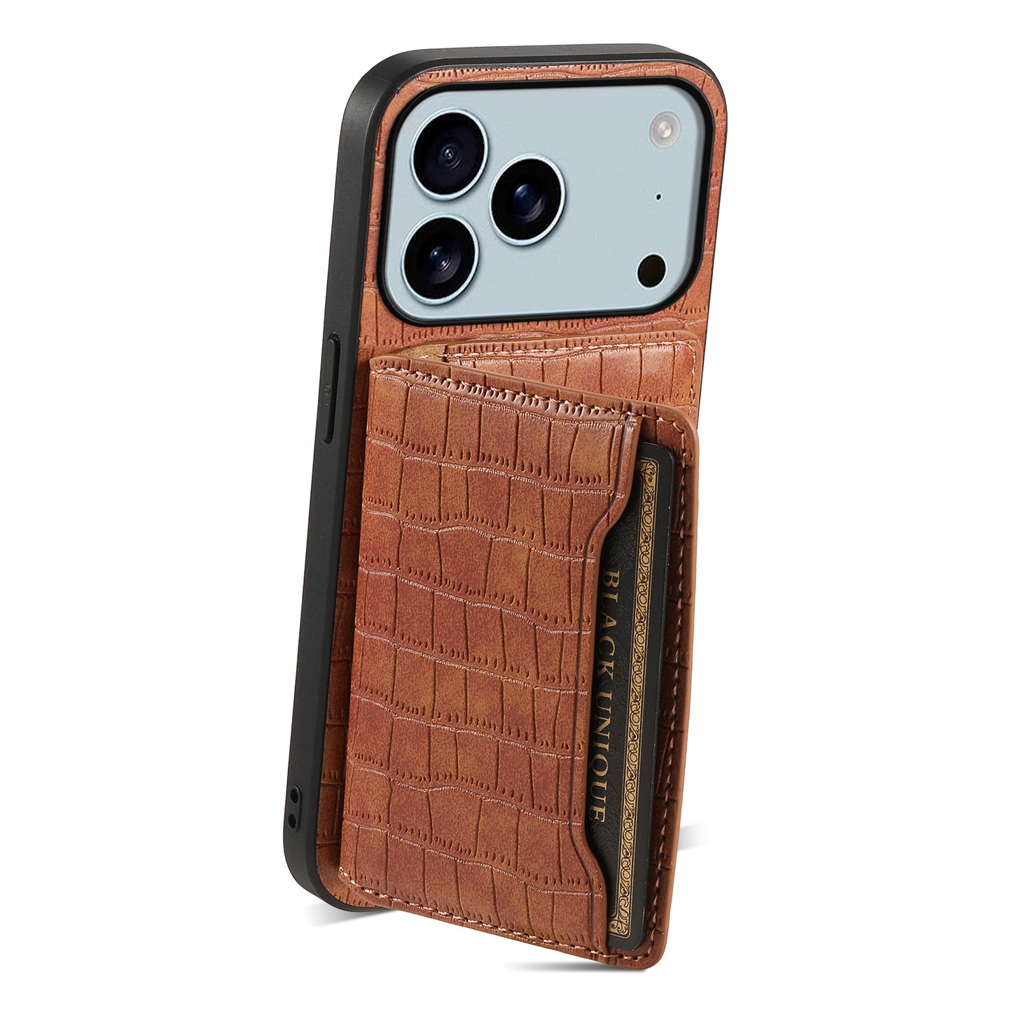 2-IN-1 PU Bag Case - Crocodile pattern