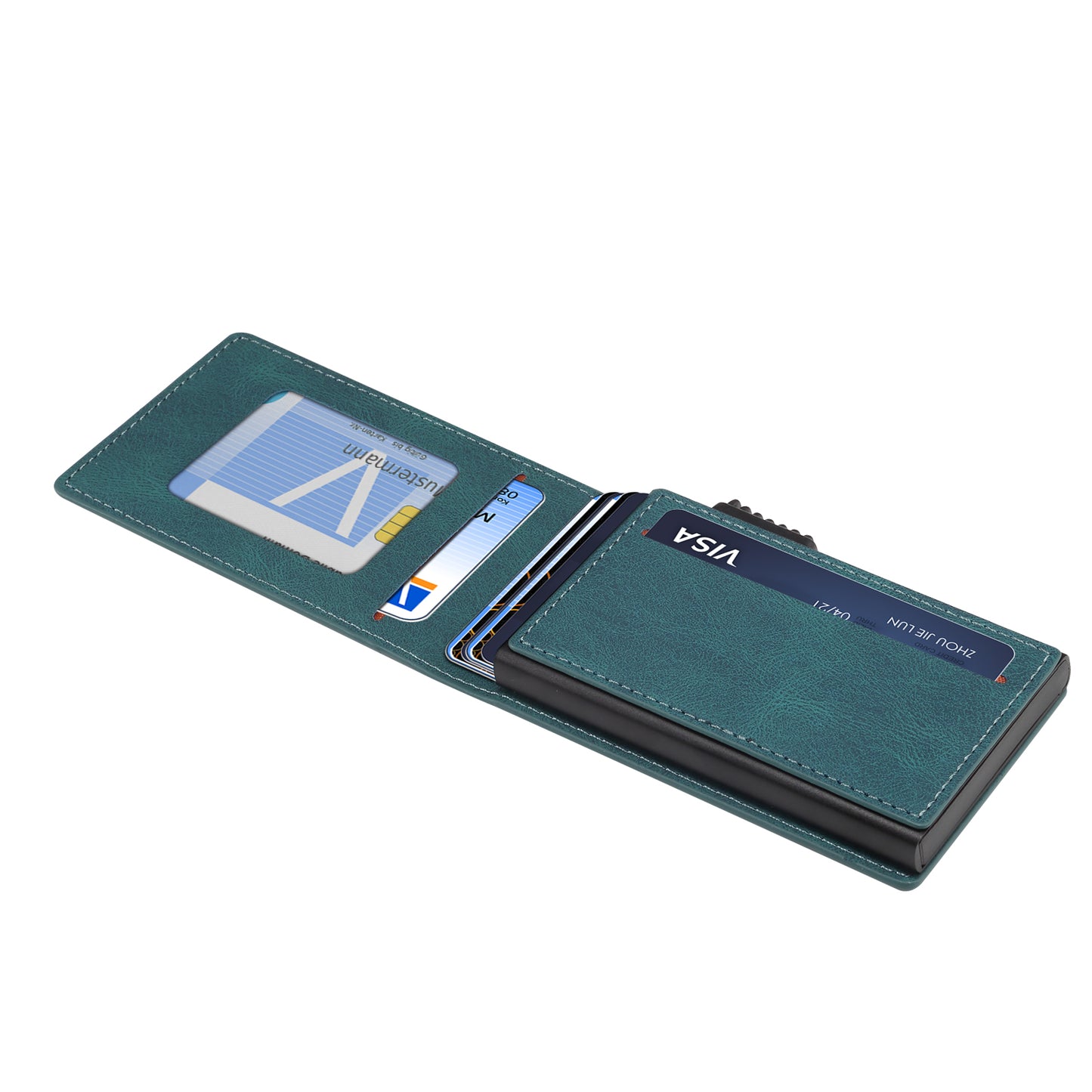 PU Skin-Feel Elastic Card Case