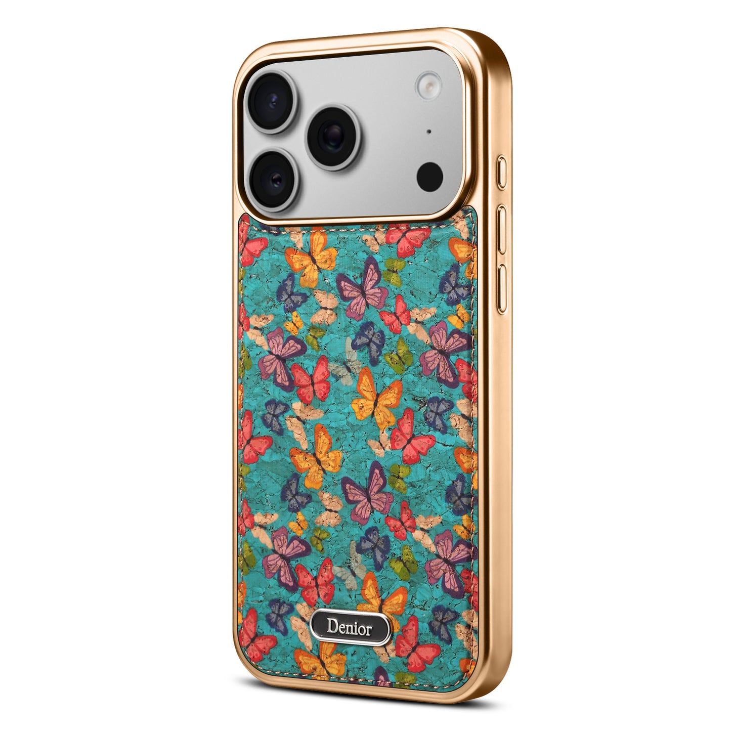 Butterfly Printed Magnetic Electroplated Phone Case