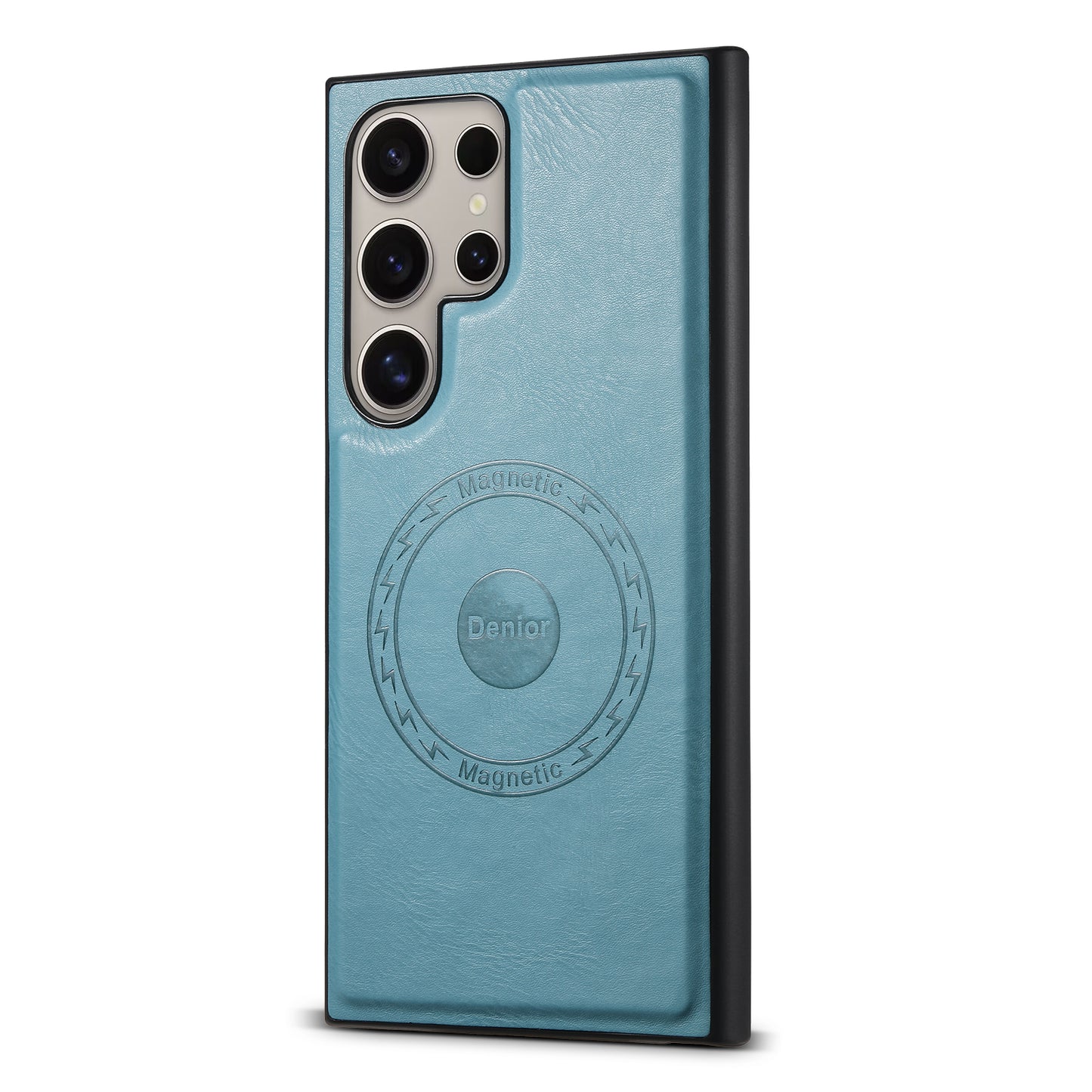 PU Faux Cowhide Texture Magnetic Phone Case (For Samsung)