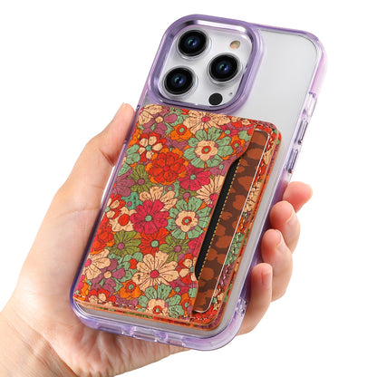 Cork Floral Magnetic Card Holder