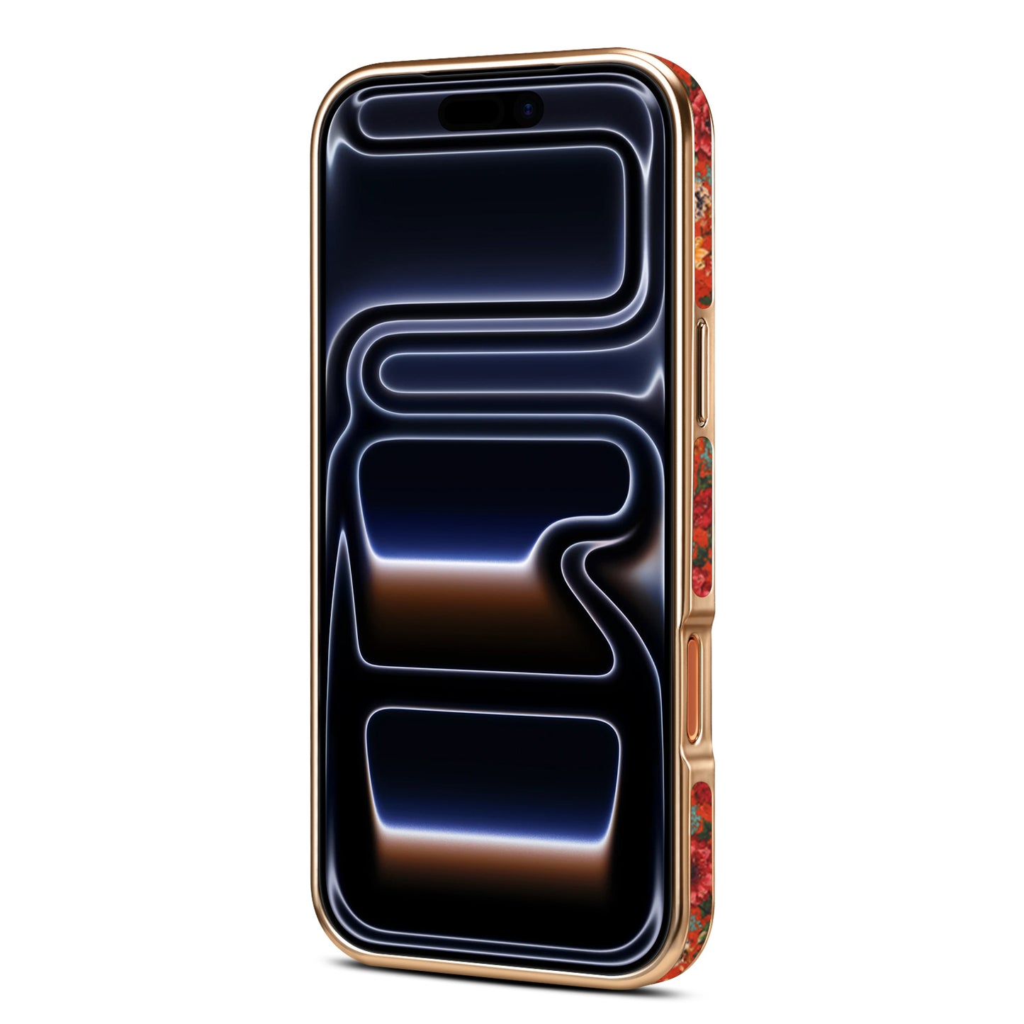 Floral Butterfly Electroplated Phone Case