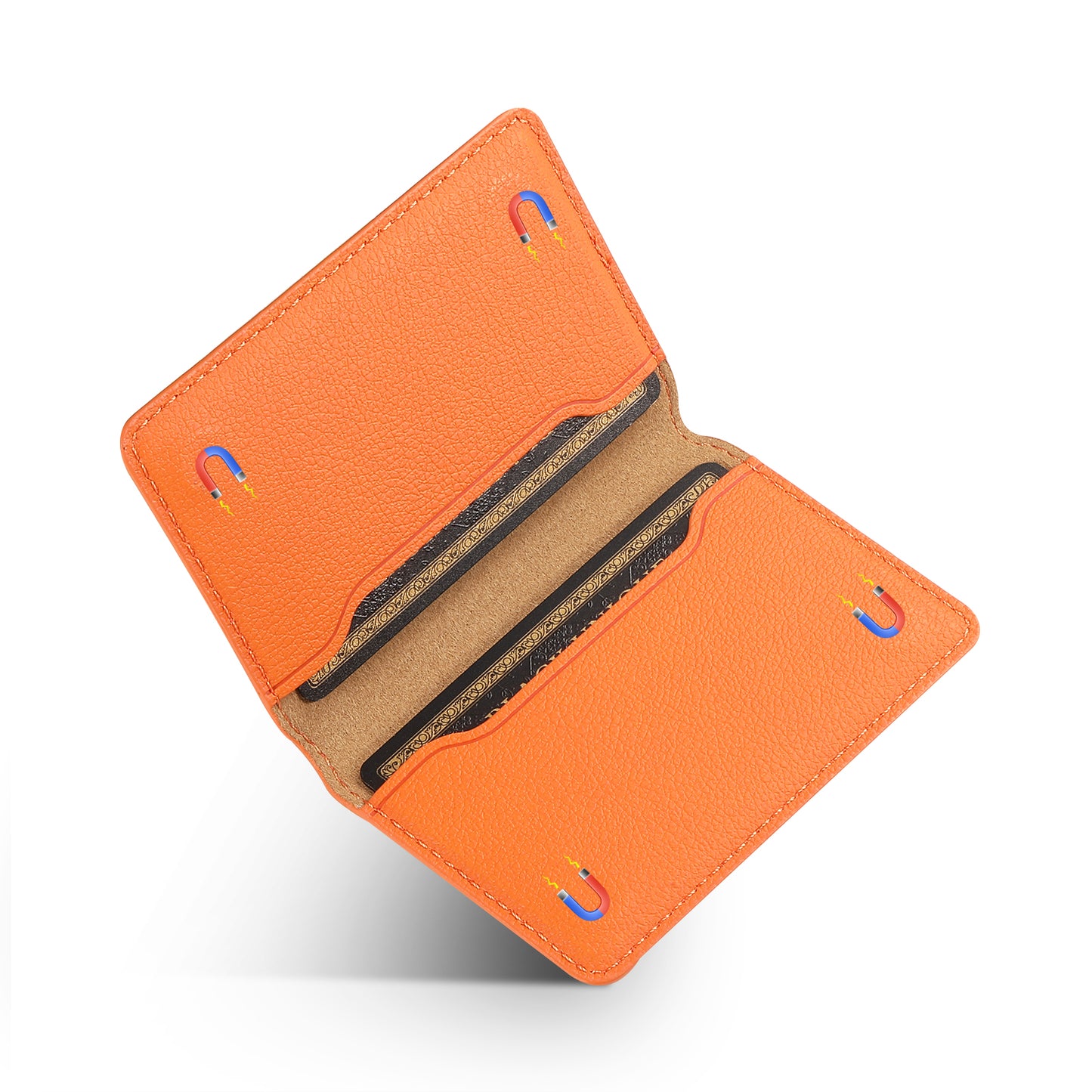 Bifold PU Leather Glue Wallet - Outer Slot