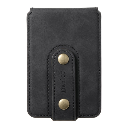 Bifold Vertical PU Leather Mag Wallet - Clasp