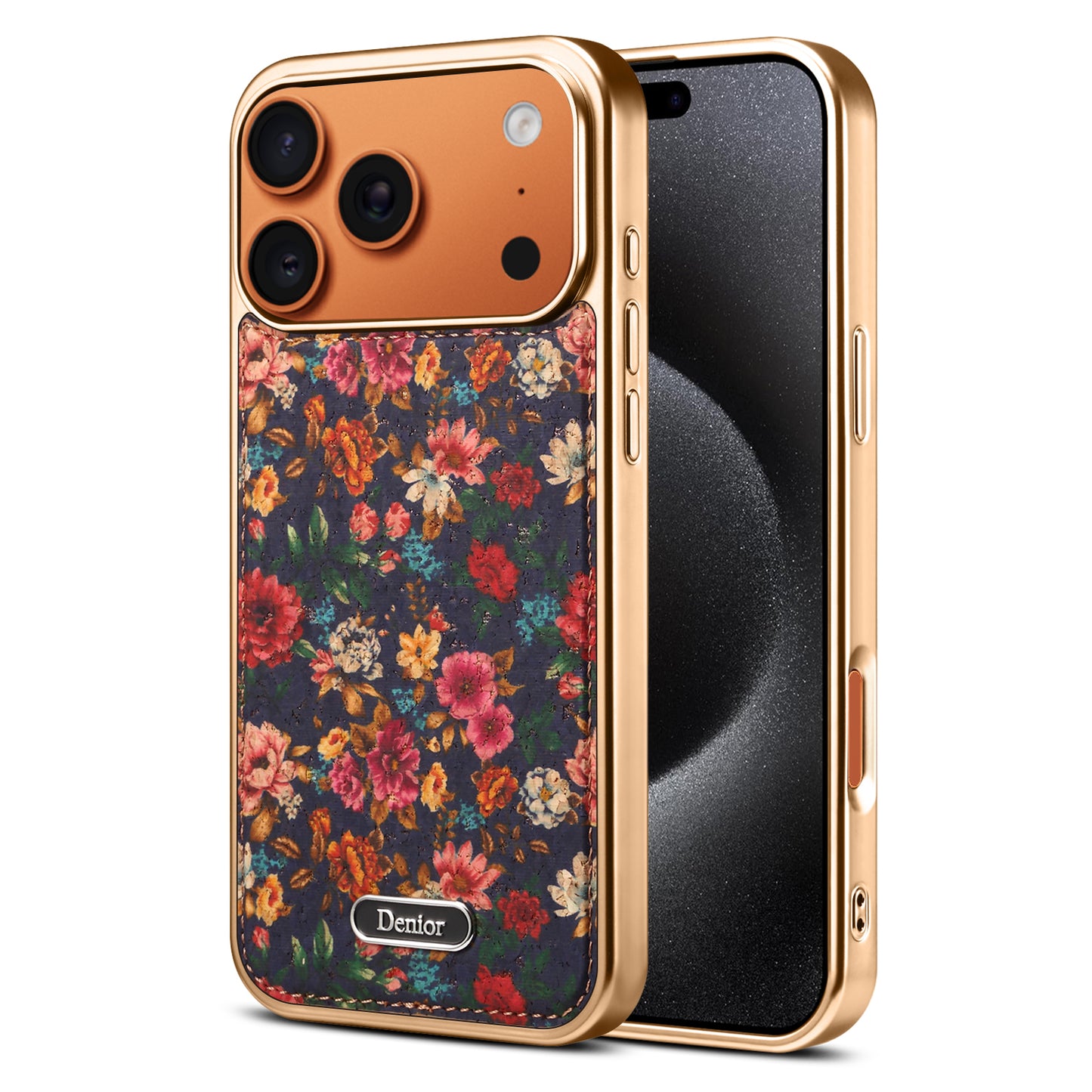 Butterfly Printed Magnetic Electroplated Phone Case