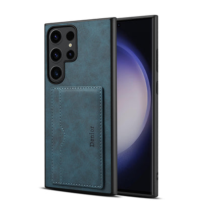 PU Retro Faux Leather Wallet Case with Horizontal Kickstand (For Samsung)