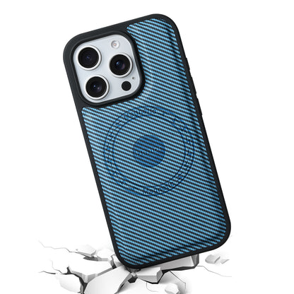 PU Carbon Fiber Texture Magnetic Phone Case