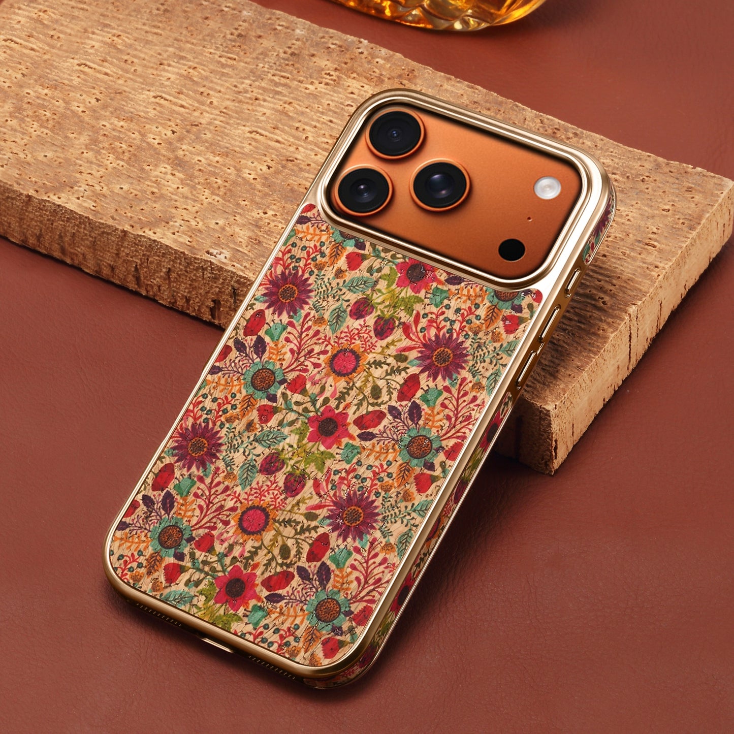 Floral Butterfly Electroplated Phone Case