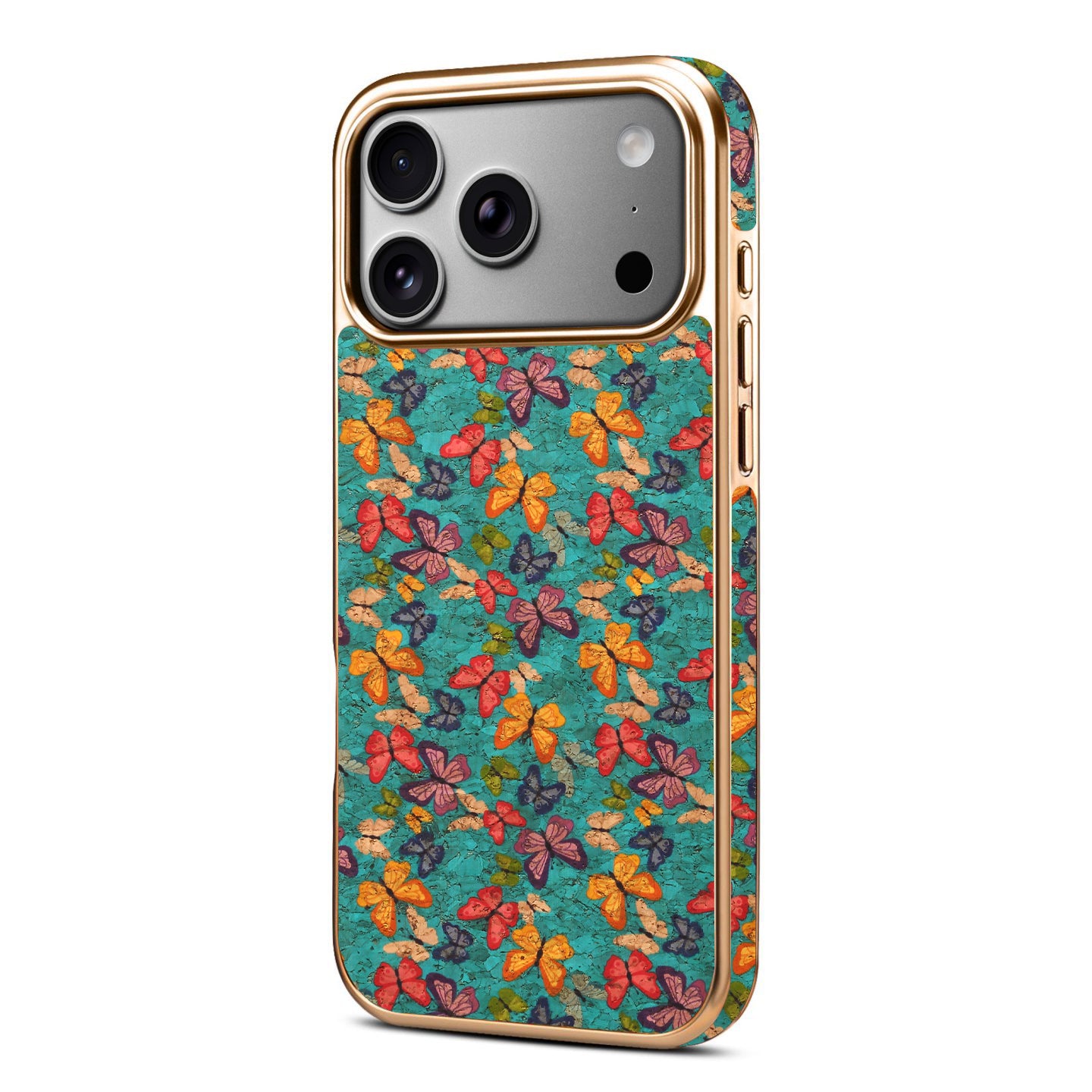 Floral Butterfly Electroplated Phone Case