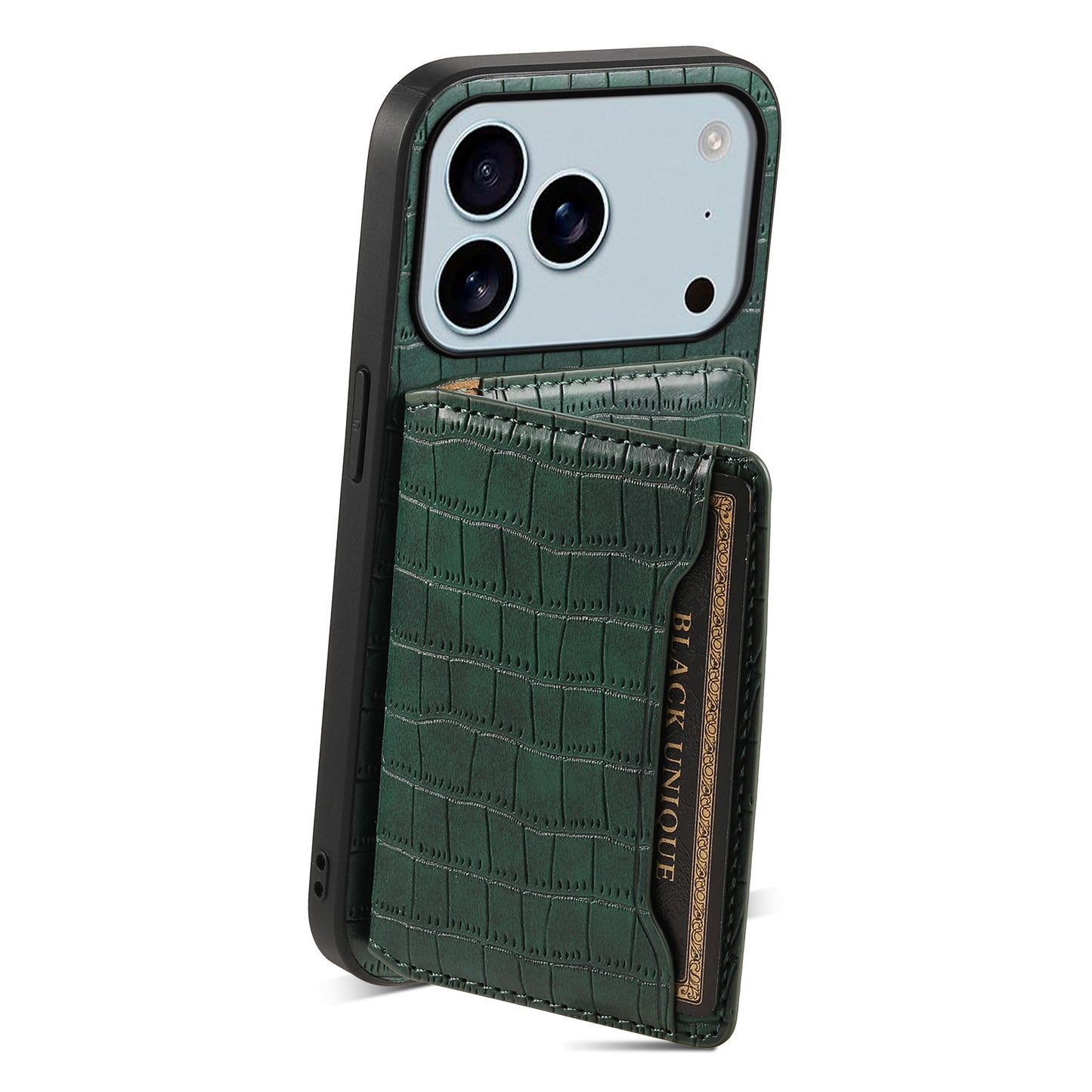 2-IN-1 PU Bag Case - Crocodile pattern