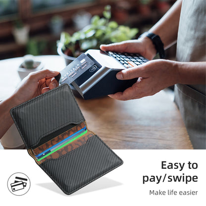 RFID 磁吸超薄信用卡袋（棕色）