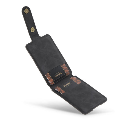 Bifold Vertical PU Leather Mag Wallet - Clasp