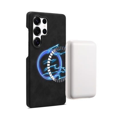 PU Retro Faux Leather PC Magnetic Phone Case (For Samsung)