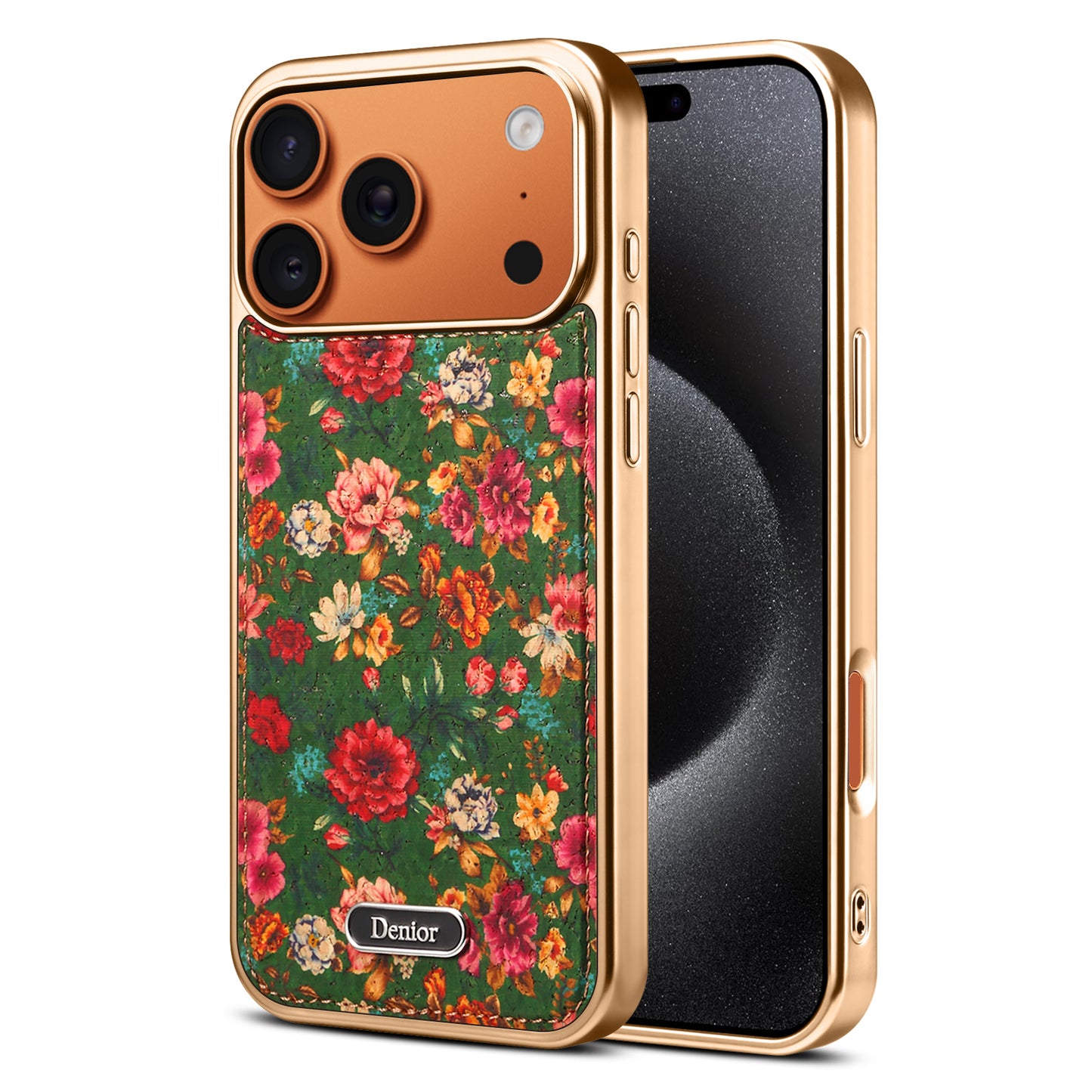Butterfly Printed Magnetic Electroplated Phone Case