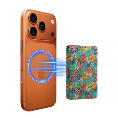 Cork Printed Magnetic Card Holder