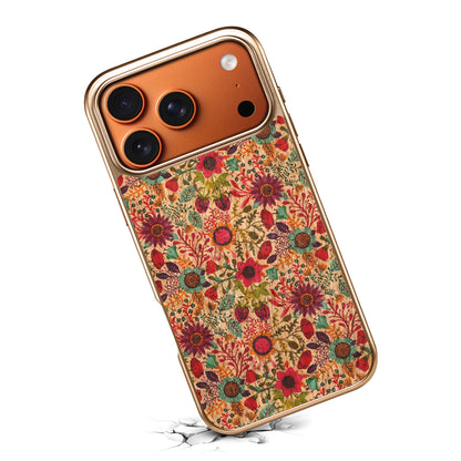 Floral Butterfly Electroplated Phone Case