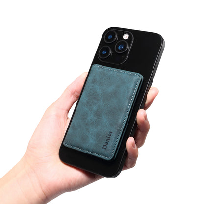 PU Faux Leather Vintage Pattern Side-Open Magnetic Card Holder