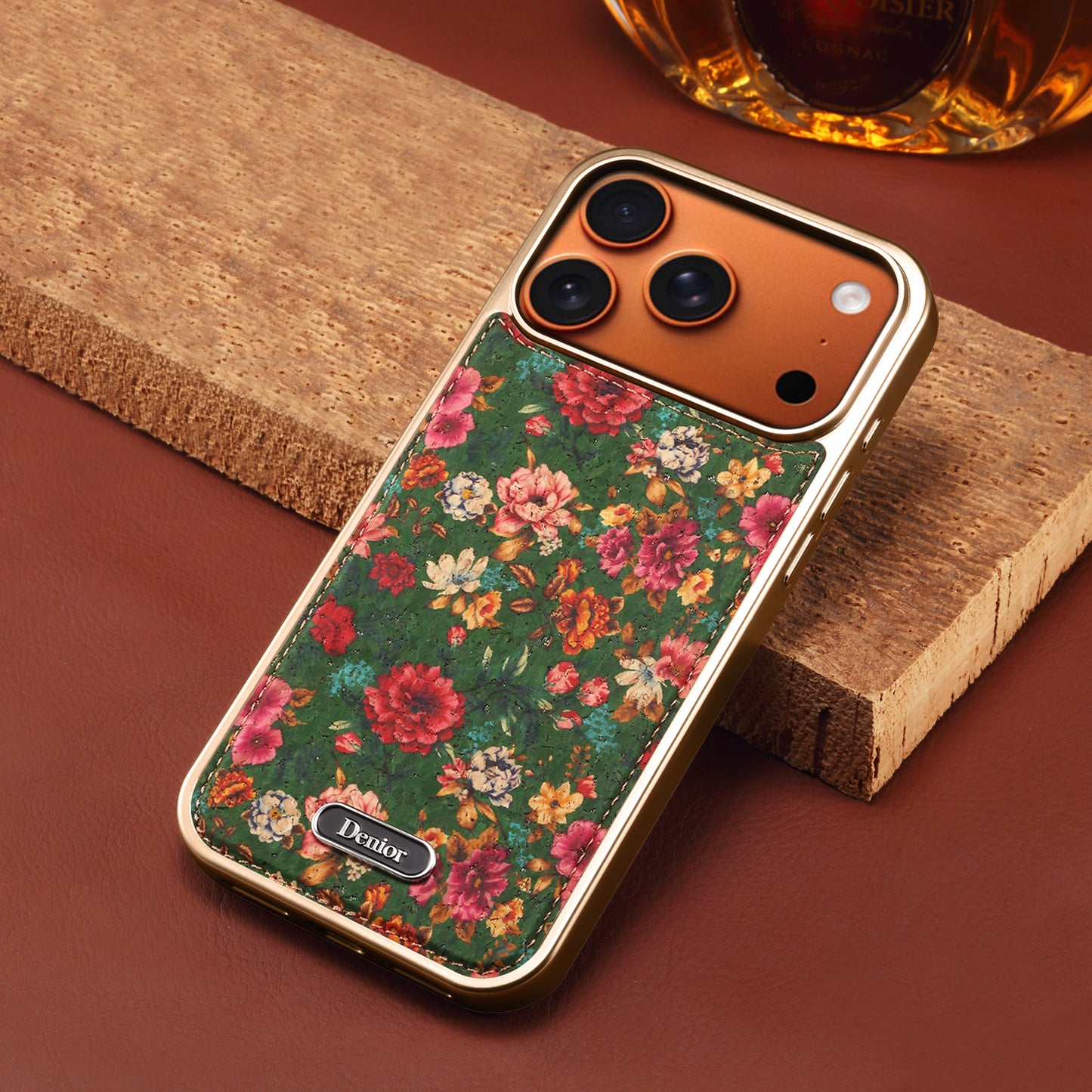 Butterfly Printed Magnetic Electroplated Phone Case