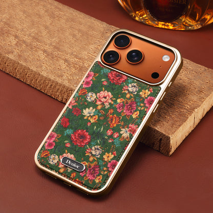 Butterfly Printed Magnetic Electroplated Phone Case