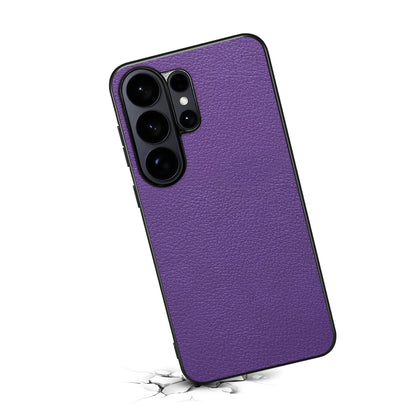 PU Faux Leather Litchi Texture Phone Case Back Cover (For Samsung)