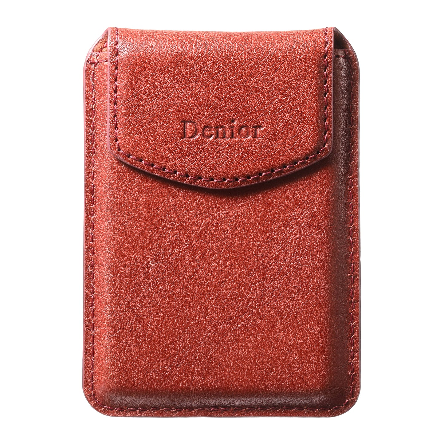 Genuine Leather Magnetic Card Holder