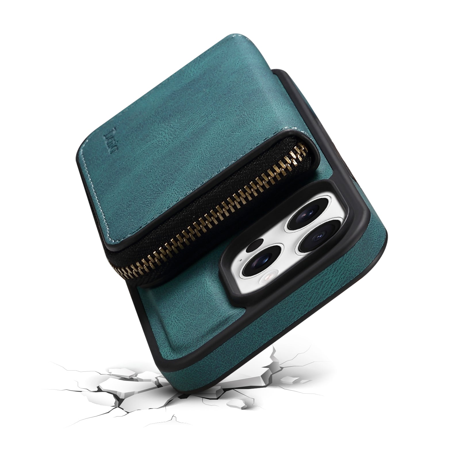 iPhone Series 2IN1 Magnetic Case & RFID Card Bag（Blue）