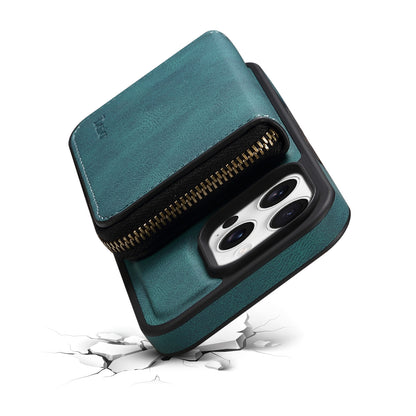iPhone Series 2IN1 Magnetic Case & RFID Card Bag（Blue）