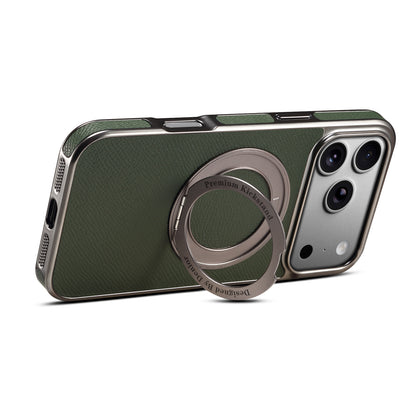 Genuine Leather Gear Electroplated Phone Case