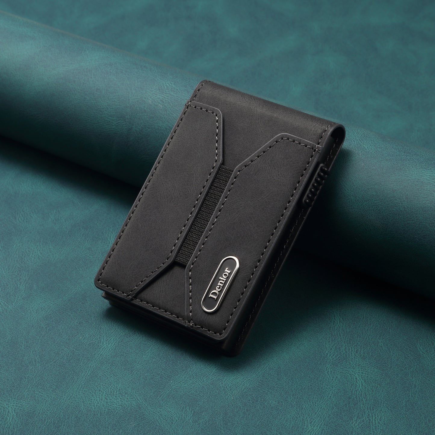 PU Skin-Feel Elastic Card Case