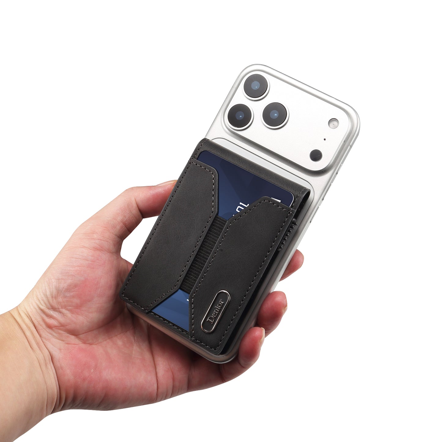 PU Skin-Feel Elastic Card Case