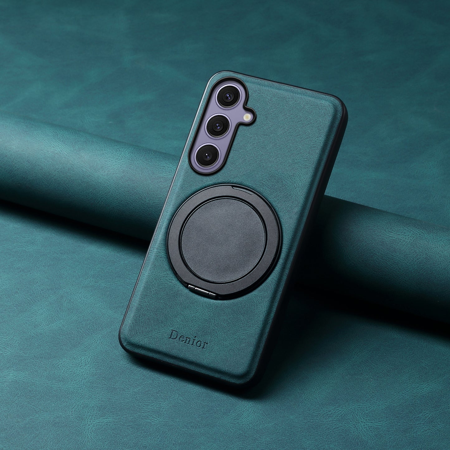 PU Skin‑Feel Texture Rotating Magnetic Phone Case (For Samsung)