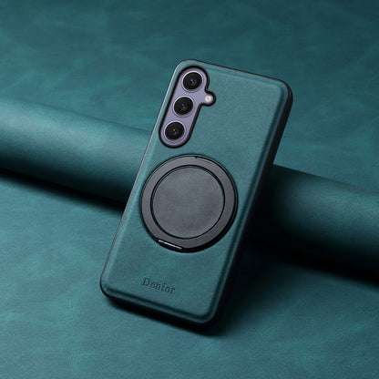 PU Skin‑Feel Texture Rotating Magnetic Phone Case (For Samsung)