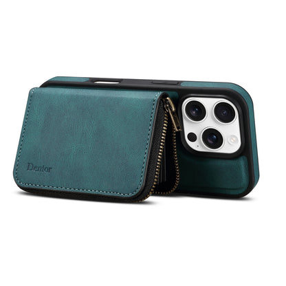 iPhone Series 2IN1 Magnetic Case & RFID Card Bag（Blue）