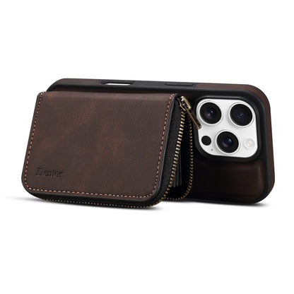 iPhone Series 2IN1 Magnetic Case & RFID Card Bag（Brown）