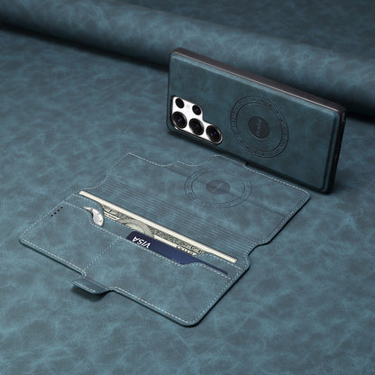 2IN1 Detachable Magnetic Samsung Phone Case & Card Pocket（Blue）