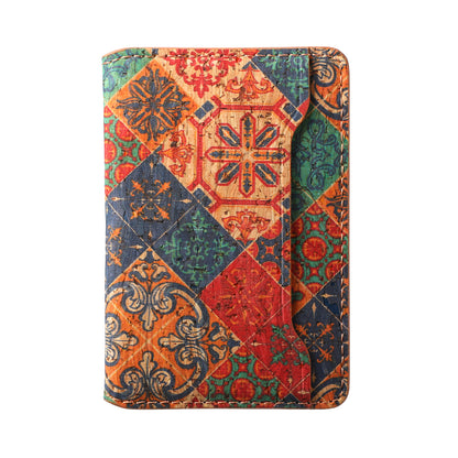 Glue Bifold Cork Card Holder - Floral