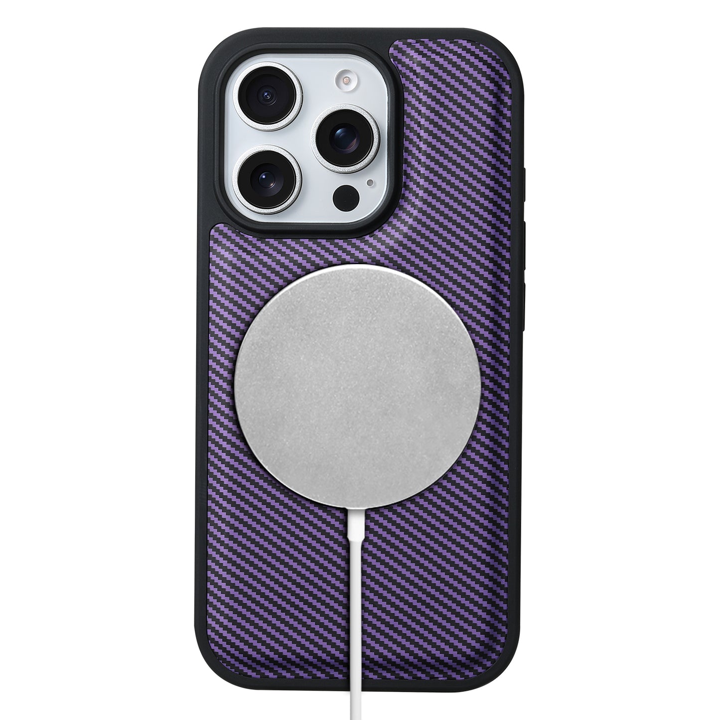 PU Carbon Fiber Texture Magnetic Phone Case