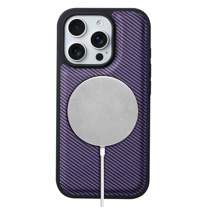 PU Carbon Fiber Texture Magnetic Phone Case