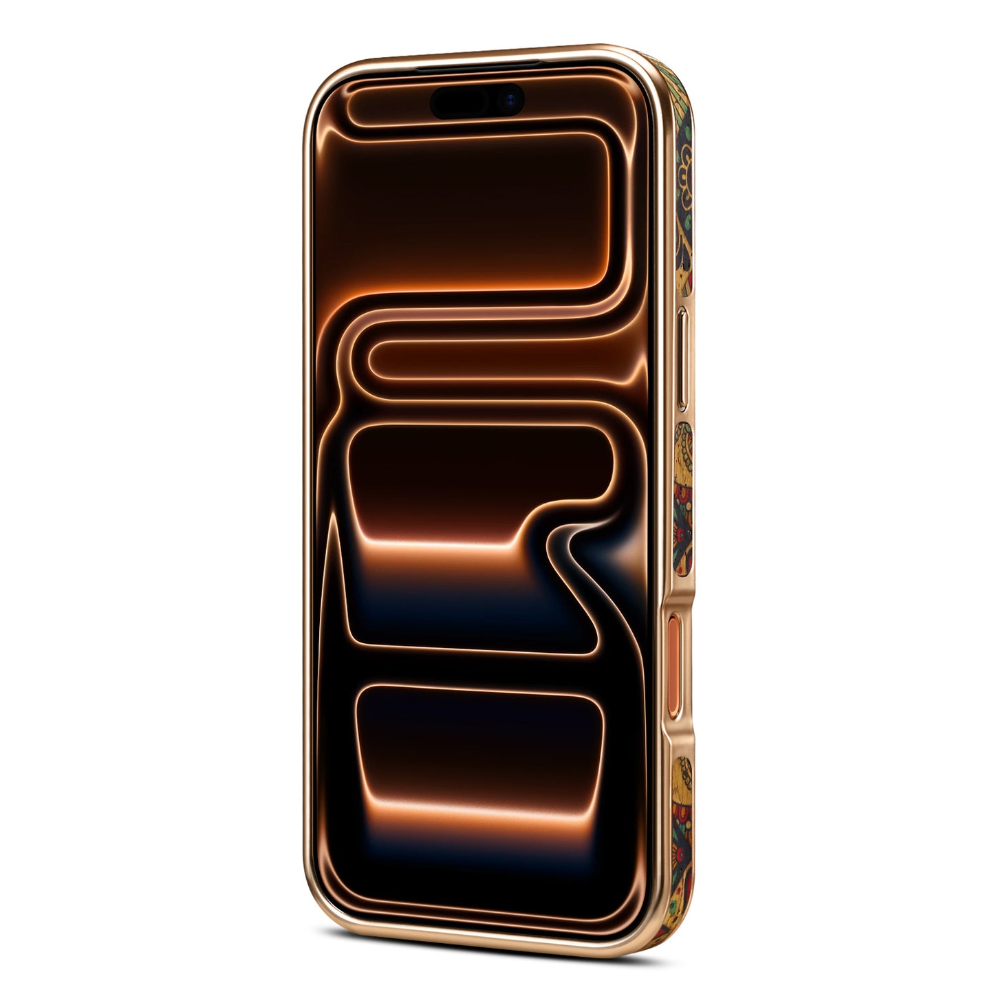 Floral Butterfly Electroplated Phone Case