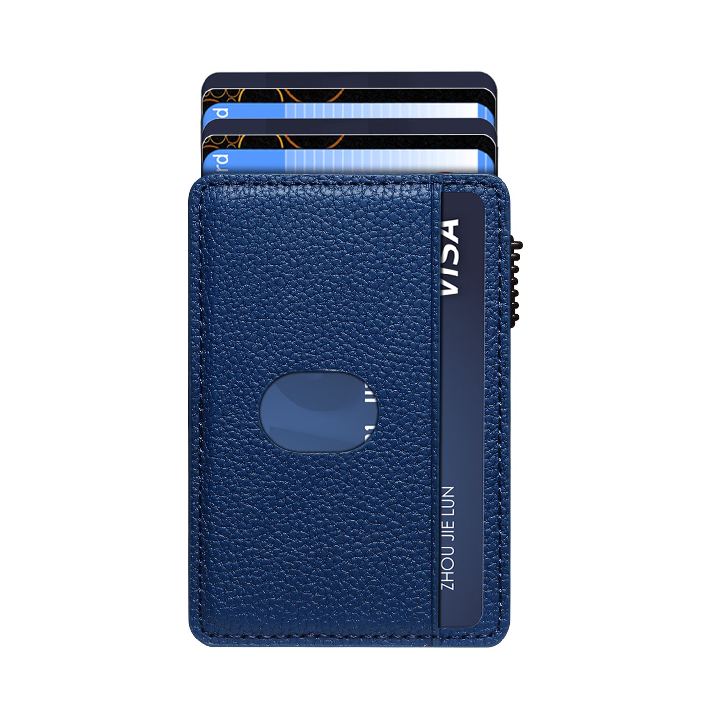 POP-UP PU Leather Wallet -Lychee Pattern