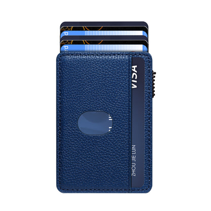 POP-UP PU Leather Wallet -Lychee Pattern