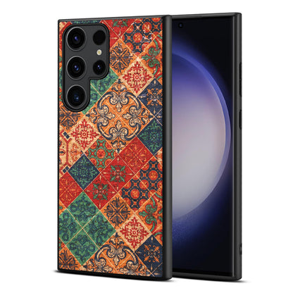Cork Floral Phone Case Back Cover (For Samsung)