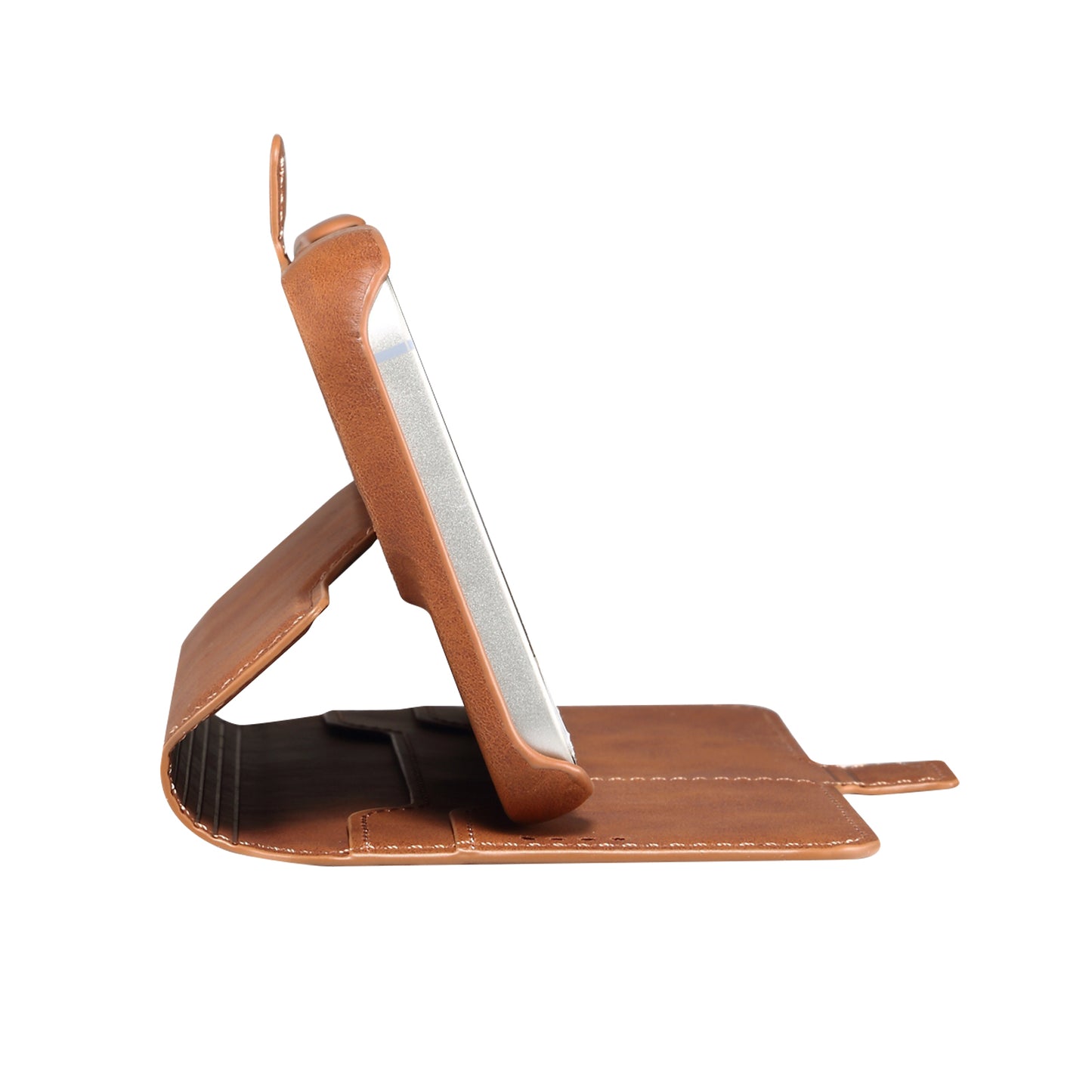 PC Retro Faux Leather Pattern Detachable Magnetic Wallet Phone Case