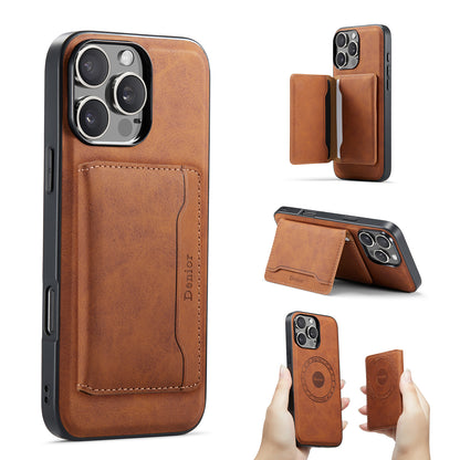 2IN1 Magnetic Case & Card Bag (Brown)