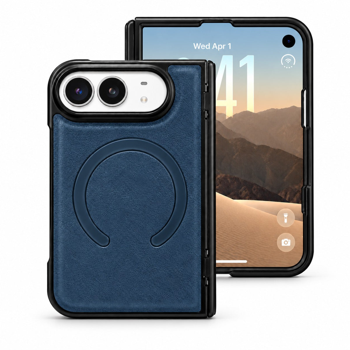 PU Leather MagSafe Wireless Charging Phone Case
