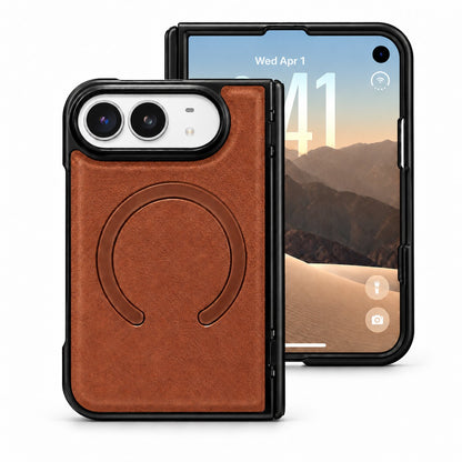 PU Leather MagSafe Wireless Charging Phone Case
