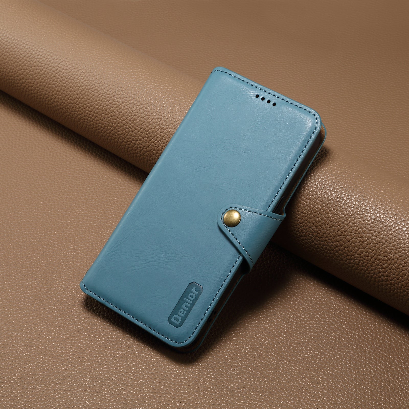 Honor Simple PU Leather Flip Card Wallet Stand Phone Case（Blue）